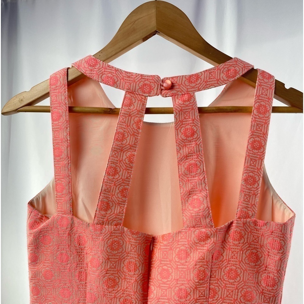 Jade Melody Tam Printed Sleeveless Mini‎ Dress in Pink Tan Size Small - Picture 3 of 5